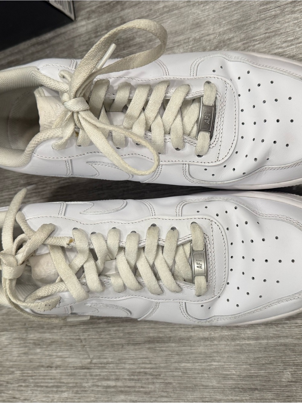 Classic All-White Leather Sneakers